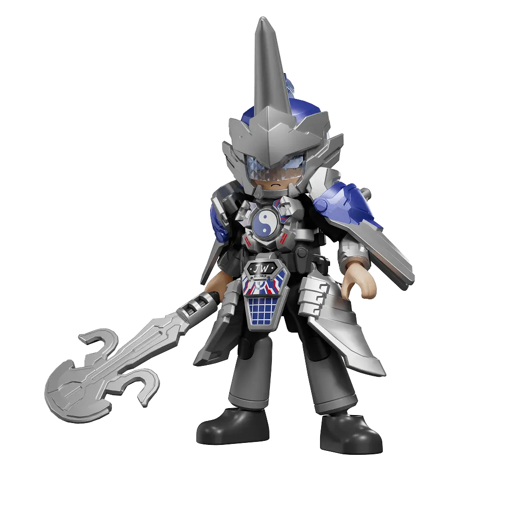 Herospire Warrior Version 07 - Wisdom And Brave Blokees