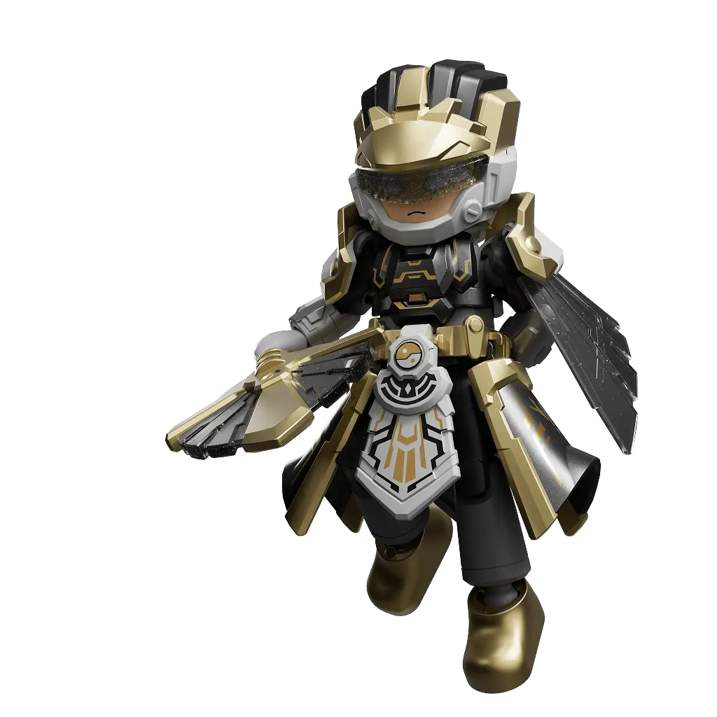 Herospire Warrior Version 07 - Wisdom And Brave Blokees