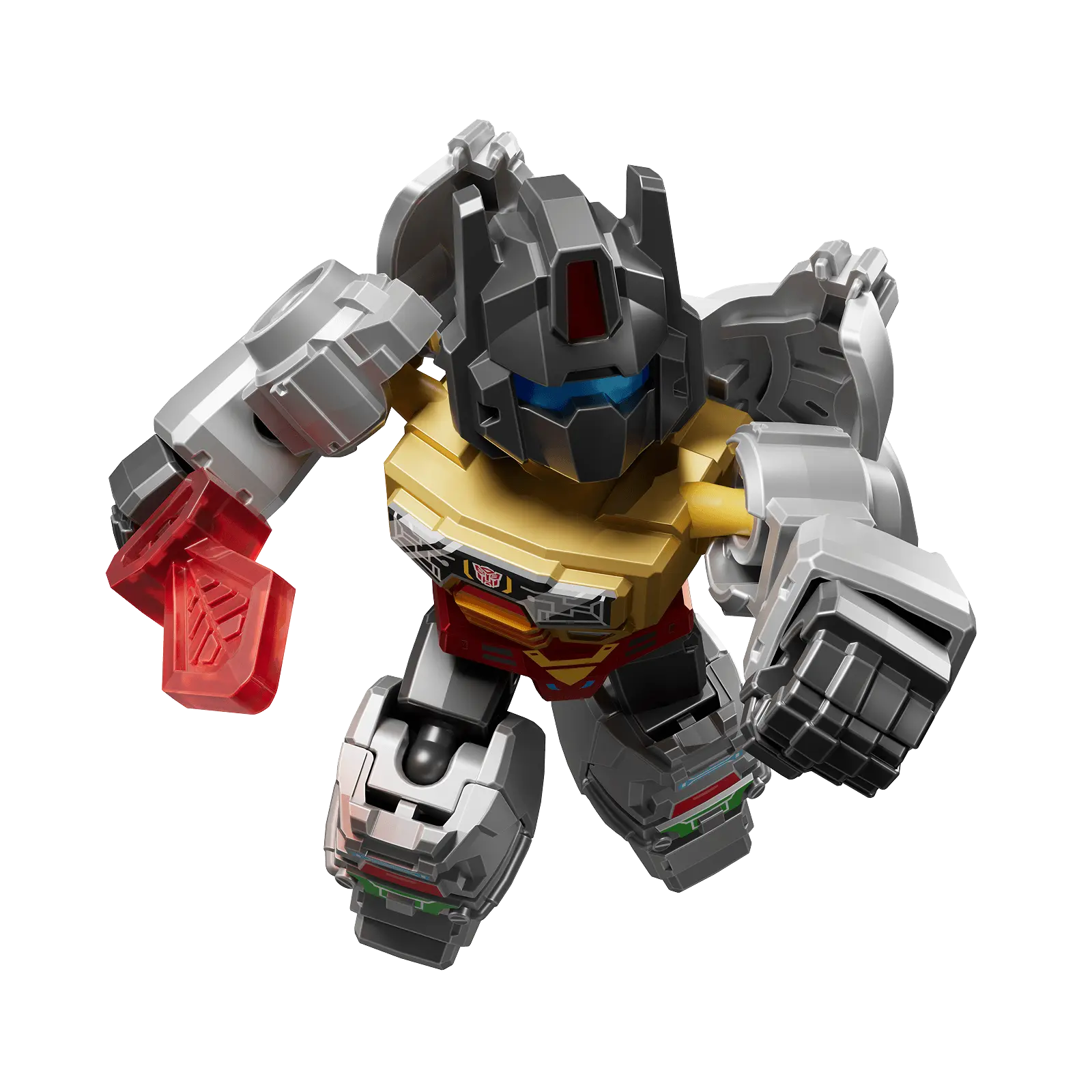 Blokees Figures | Transformers Defender Version 03 Heavy Metal War Blokees