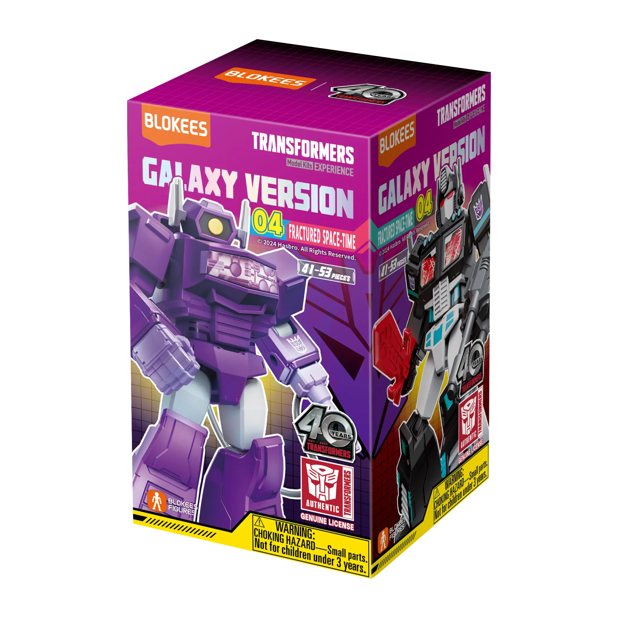 Transformers Galaxy Version : Fractured Space-Time character lineup.