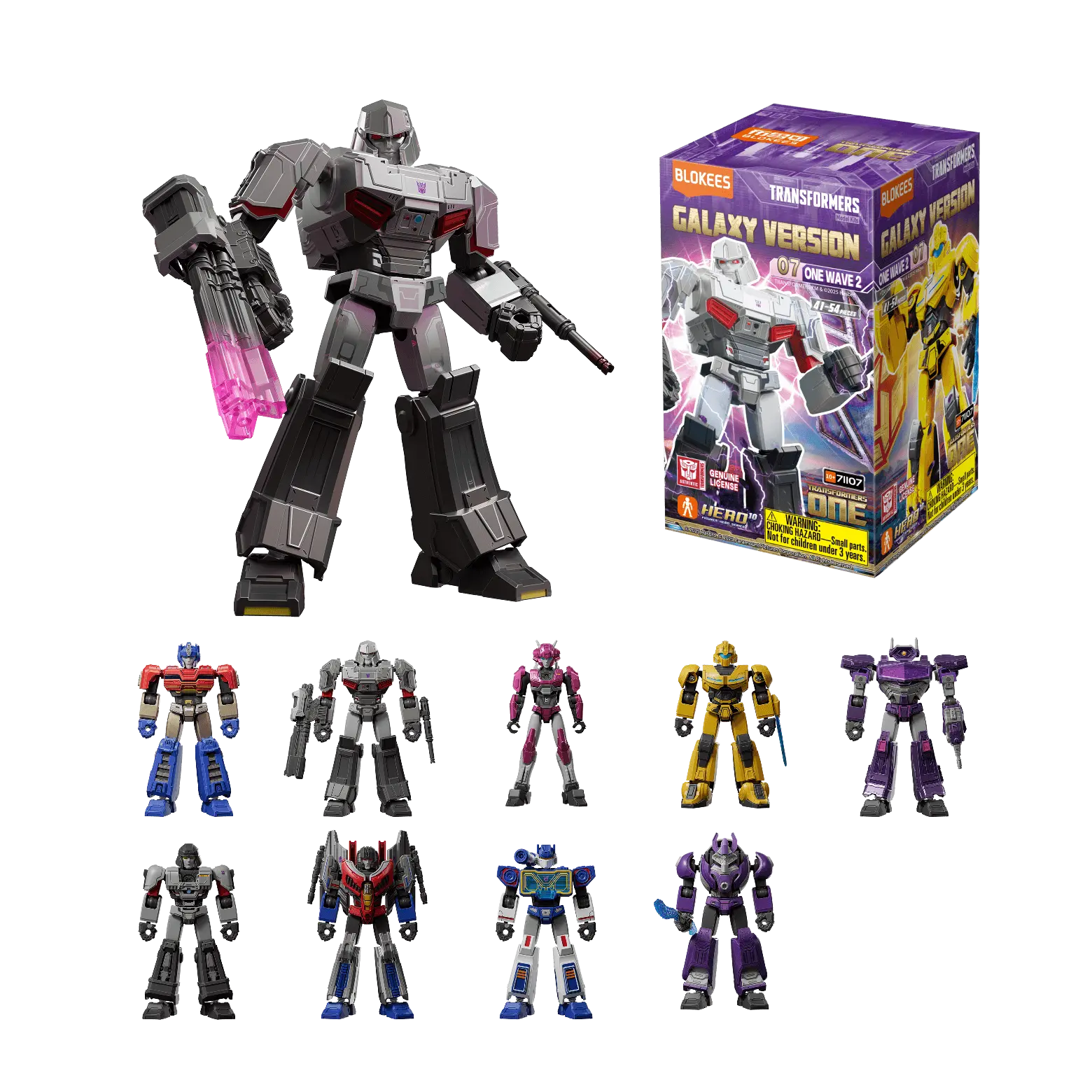 Blokees Figures | Transformers Galaxy Version 07 One Wave 2 Blokees