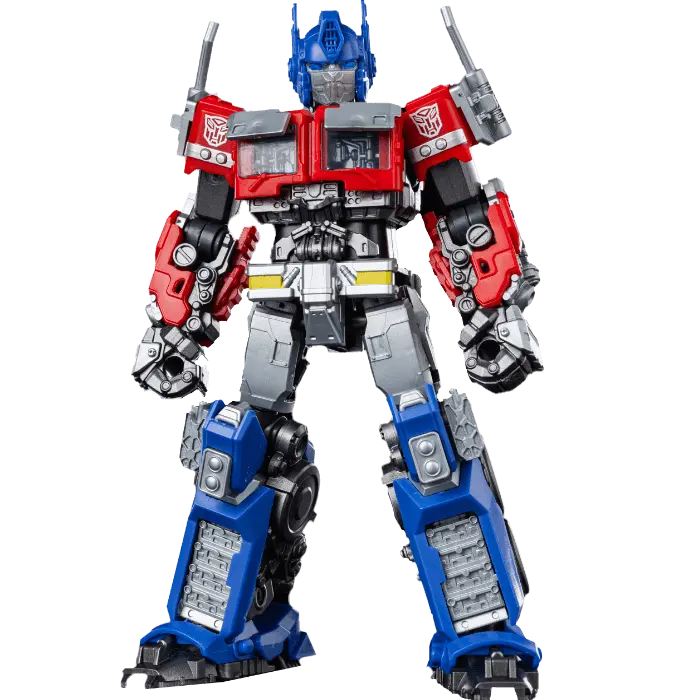 optimus prime rise of the beasts classic transformers movie toys model kit ready for assembly without glue or tools.