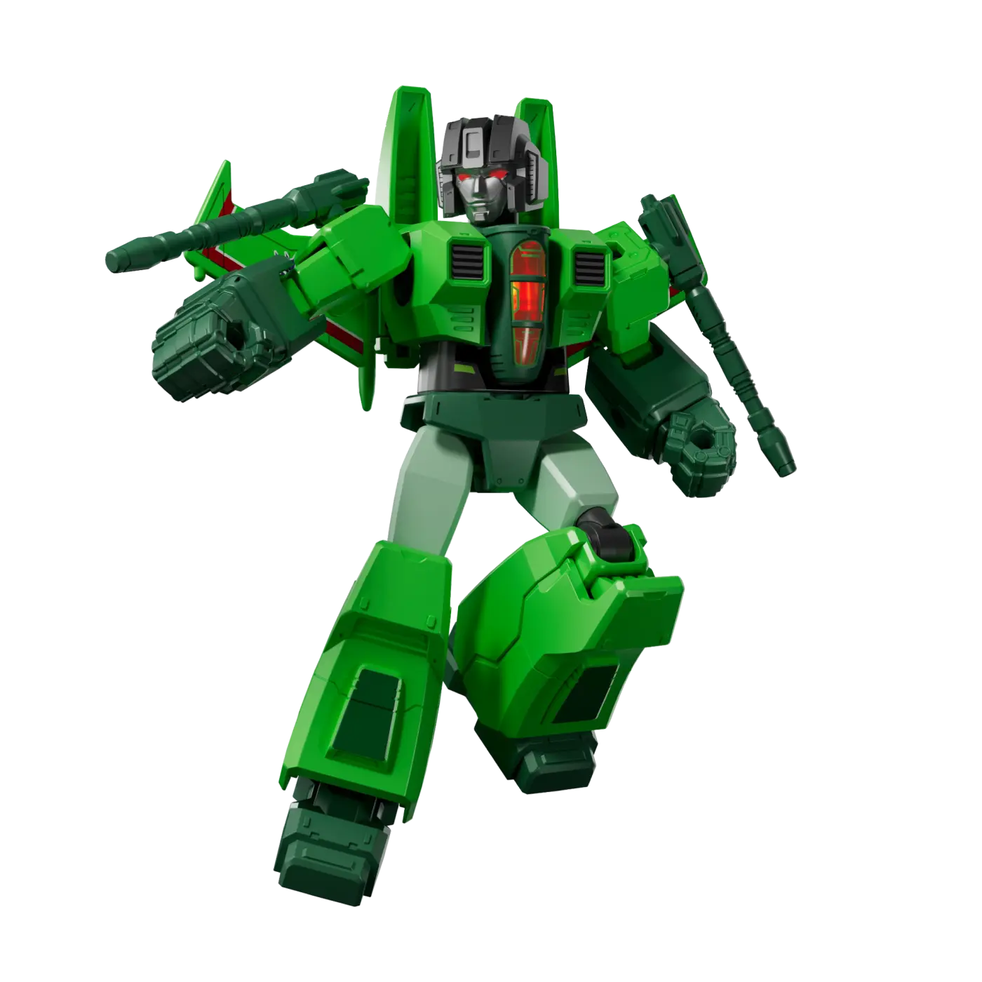 Detailed view of Acid Storm from the Transformers Shining series.