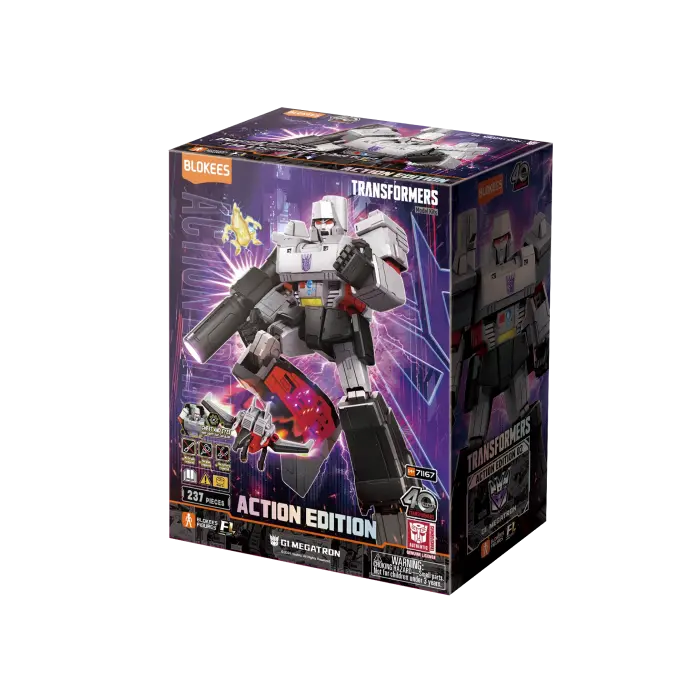 Blokees Figures | Transformers Action Edition 02 - G1 Megatron Blokees
