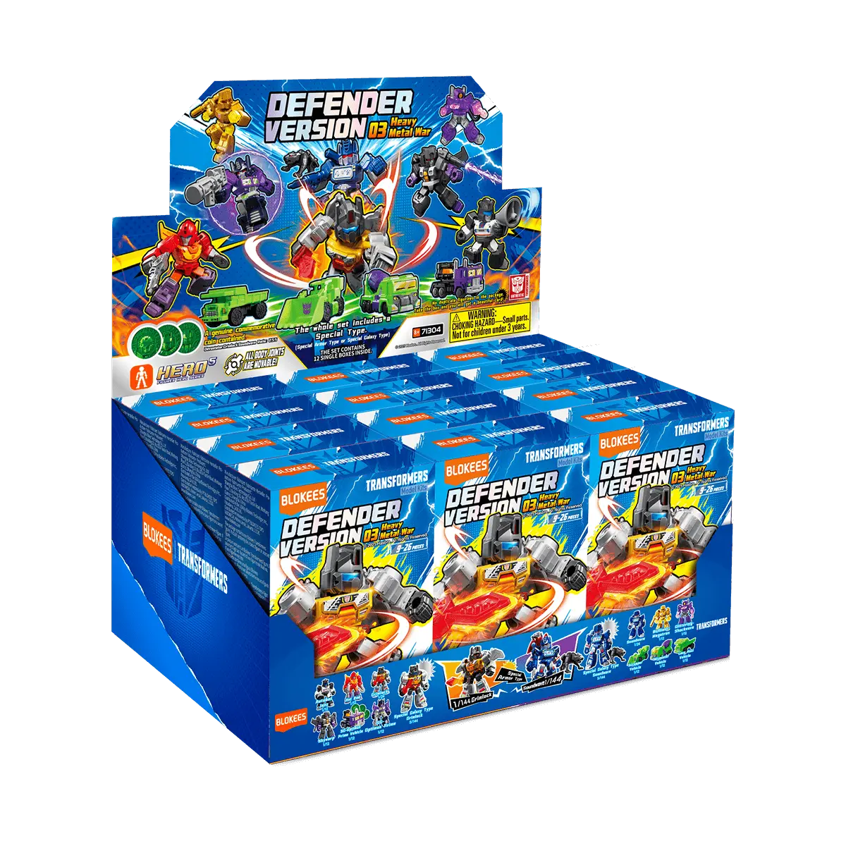 Blokees Figures | Transformers Defender Version 03 Heavy Metal War - Blokees