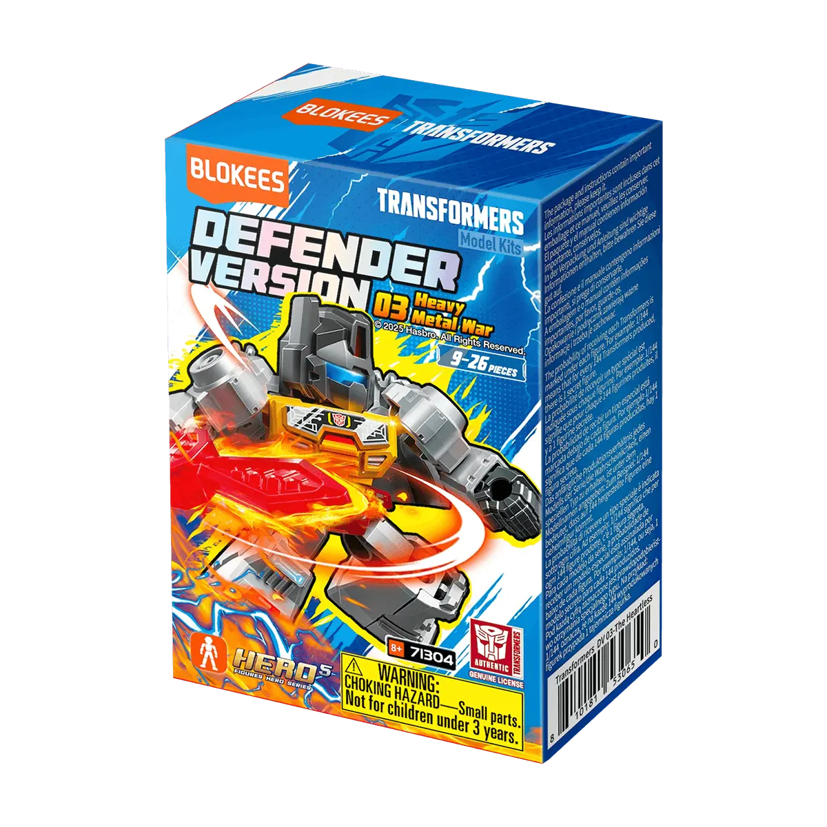 Blokees Figures | Transformers Defender Version 03 Heavy Metal War - Blokees