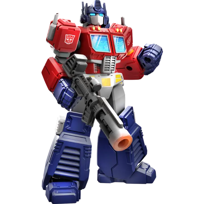 Optimus Prime collectible from Blokees - iconic leader of the Autobots in Galaxy Version design.