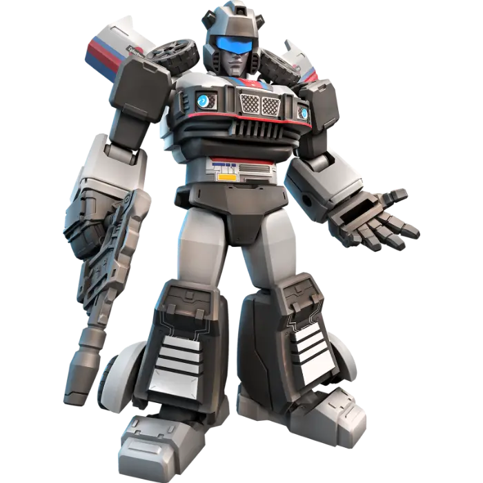 Jazz figure from Blokees Galaxy Version, featuring sleek design and attention to detail for Transformers fans.