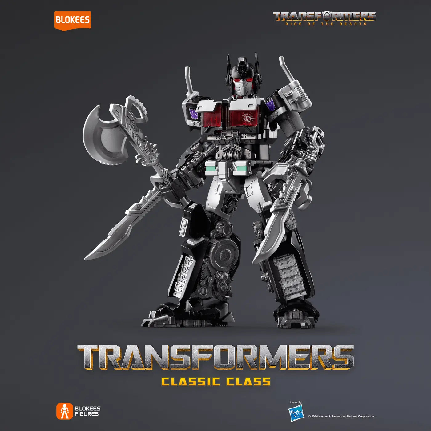 Nemesis Prime model kit with no glue or tools required