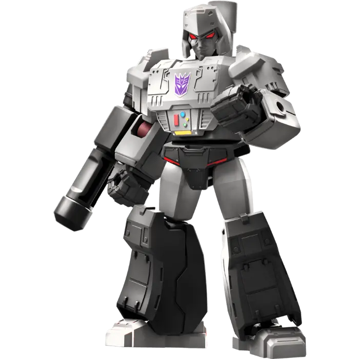 Blokees Megatron Galaxy Version figure - classic Decepticon leader design with silver accents.