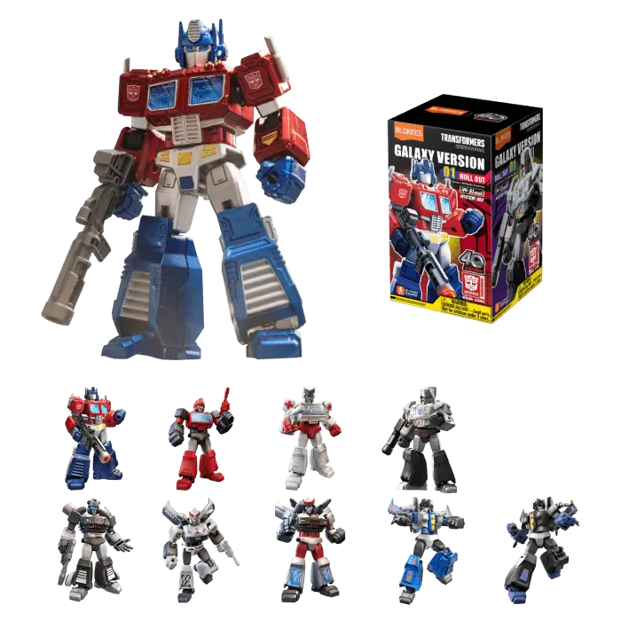 Roll Out Galaxy Version Transformers figures by Blokees - perfect for fans and collectors