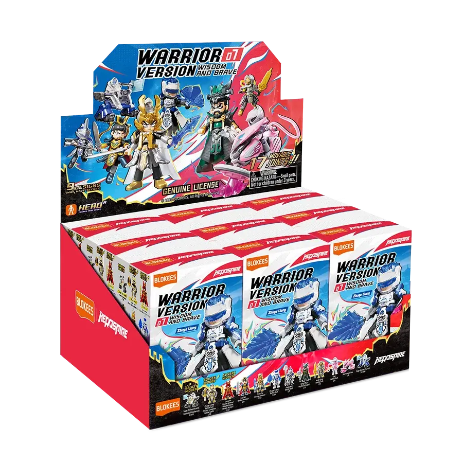 Herospire Warrior Version 07 - Wisdom And Brave Blokees