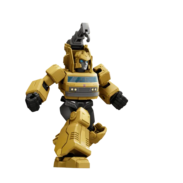 Gropple character displayed in Transformers Galaxy Version 02, highlighting unique assembly features.