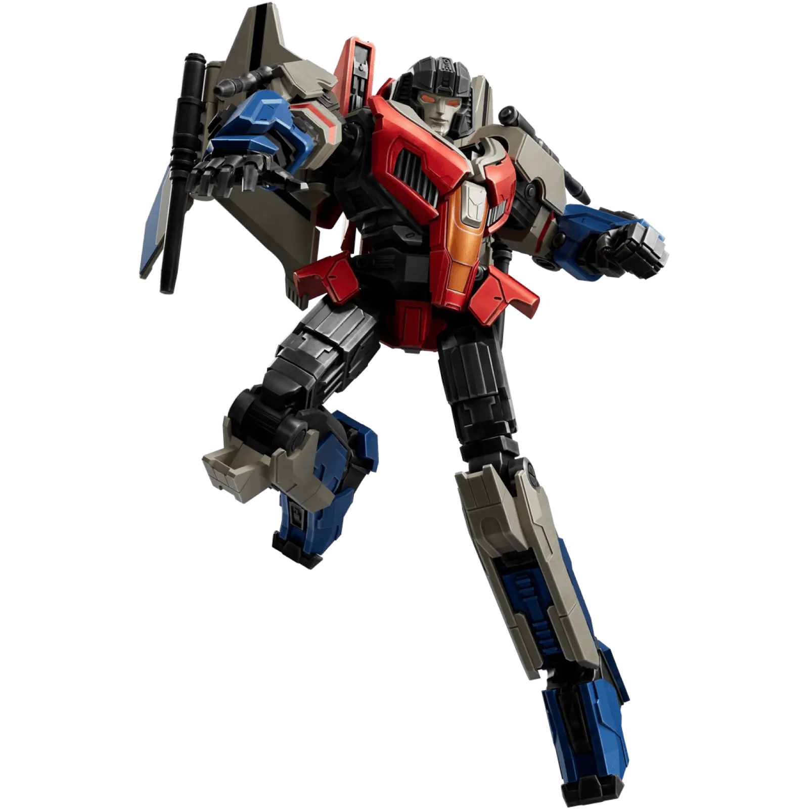 Starscream managed to shoot Jetfire down. Starscream arrived in immersant Titan, Starscream believes he was made to rule