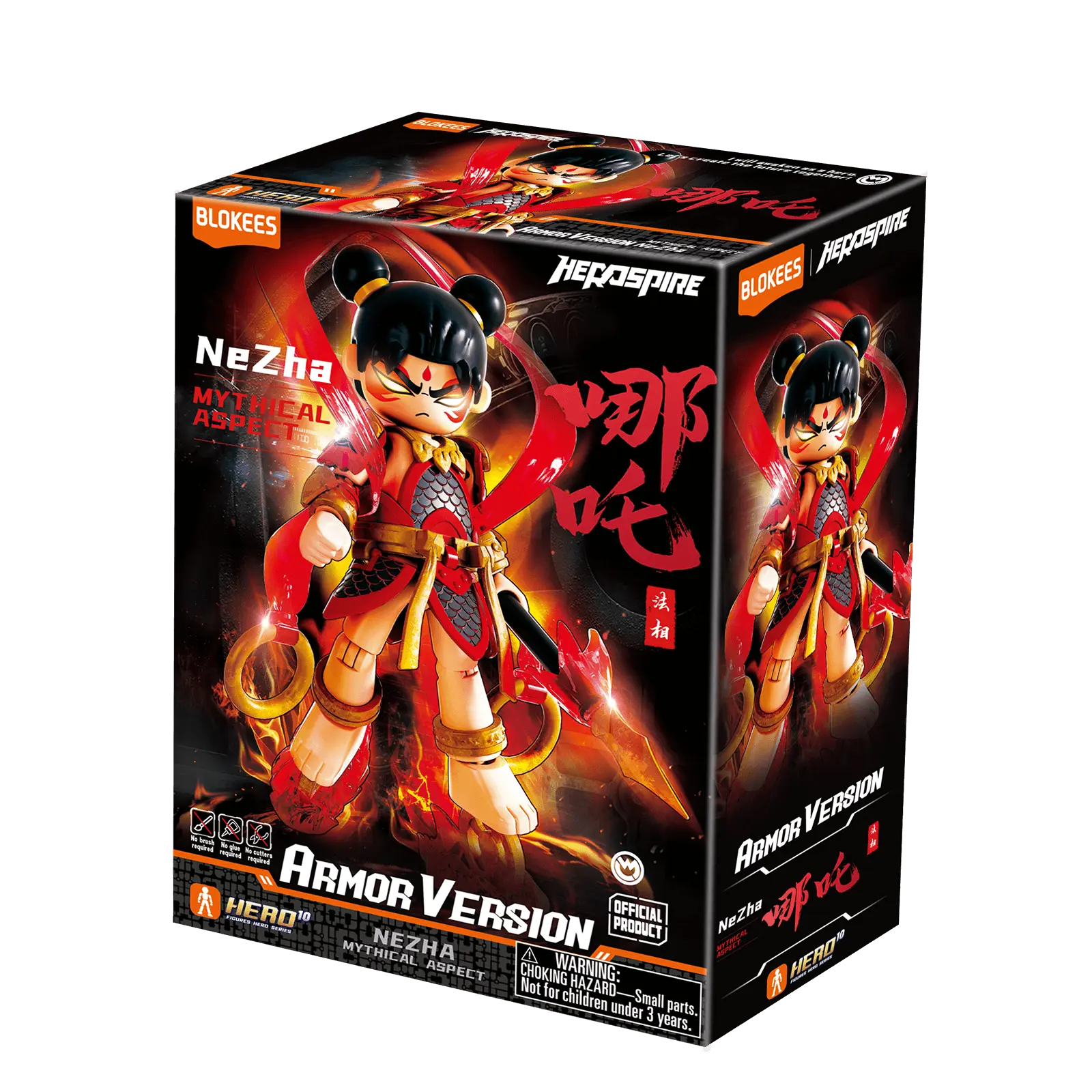 Herospire Armor Version NeZha Mythical Aspect 08 Blokees