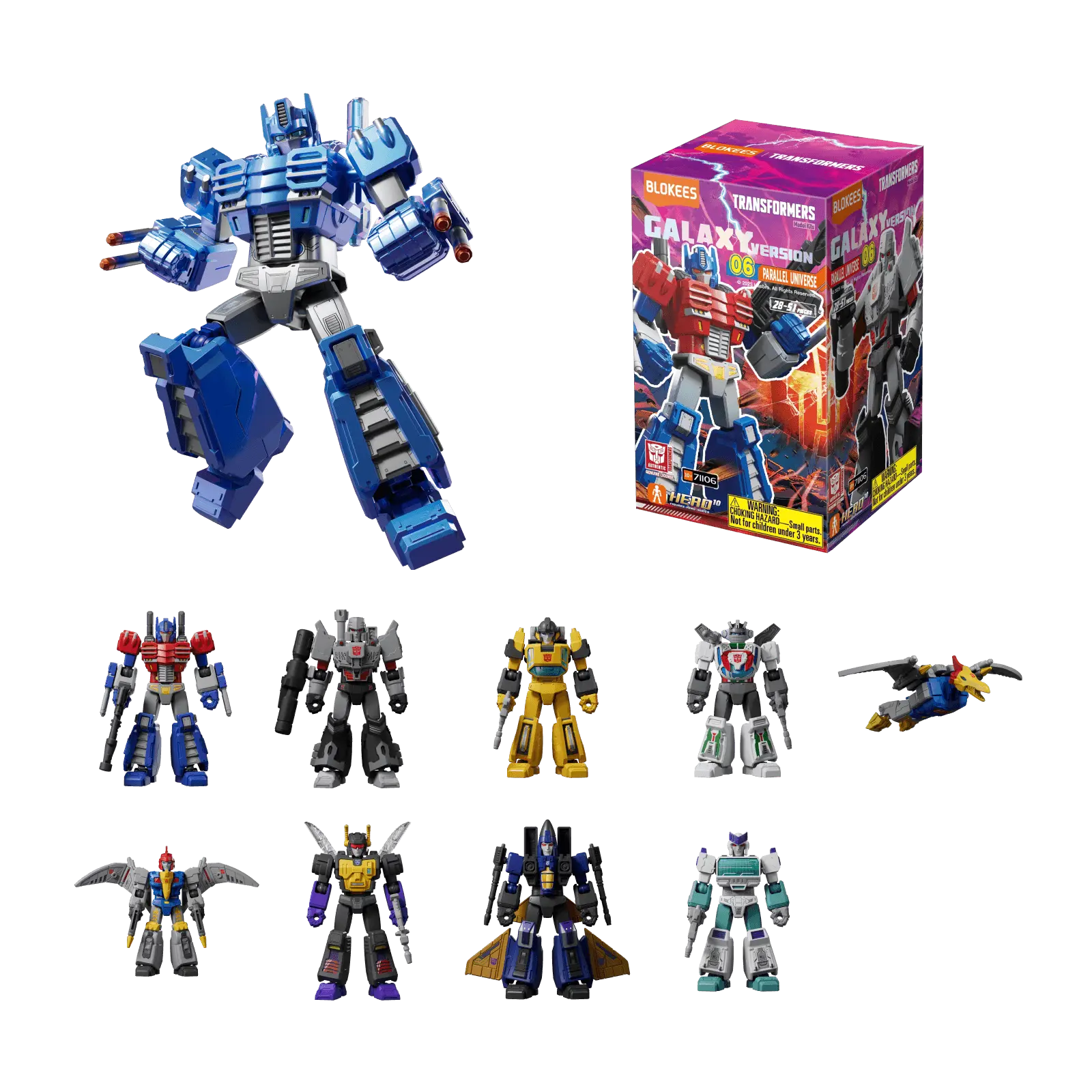 Blokees Galaxy Version 06 Parallel Universe – full set of Transformers action figures