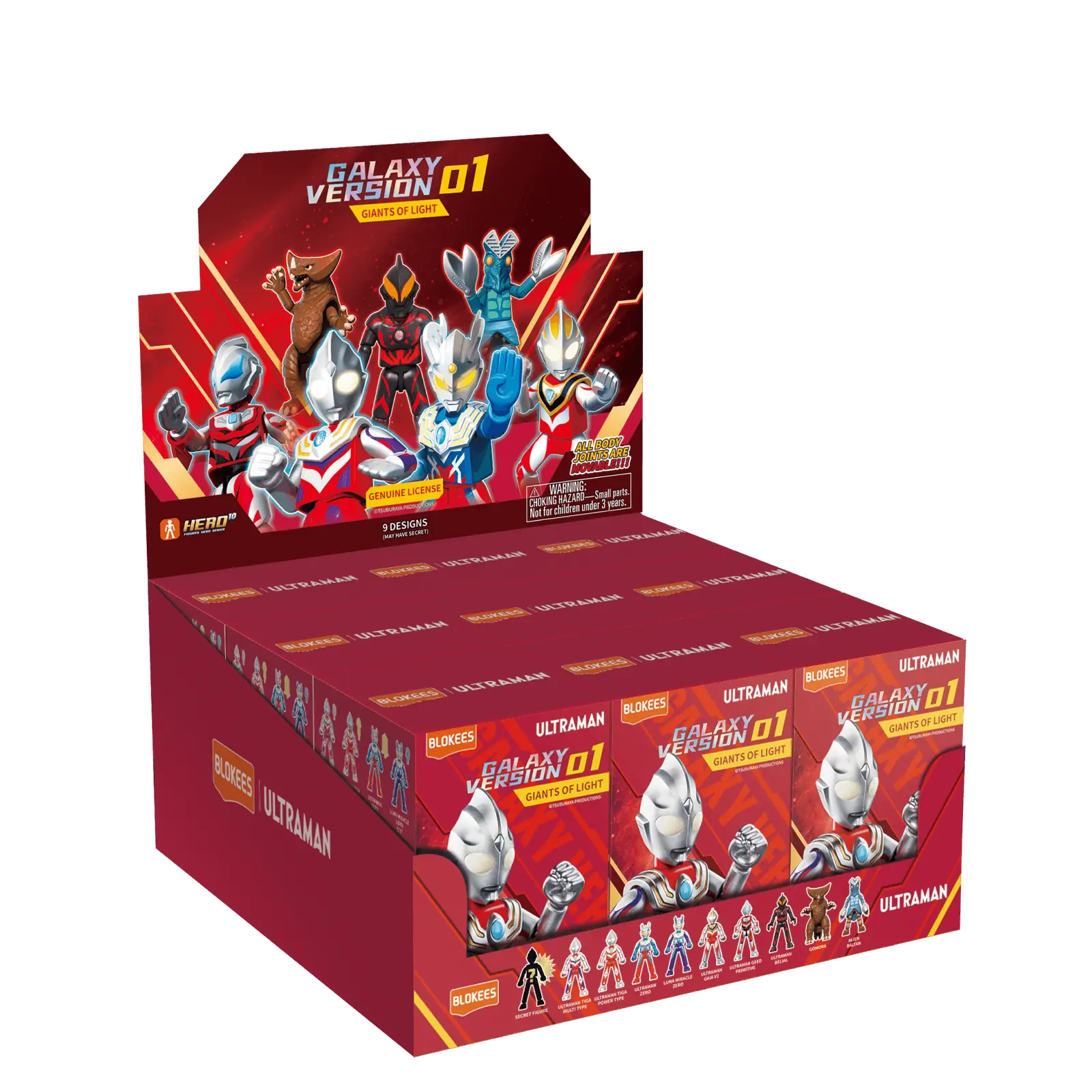 Blokees Figures Ultraman Galaxy Version 01 Giants of Light Blokees