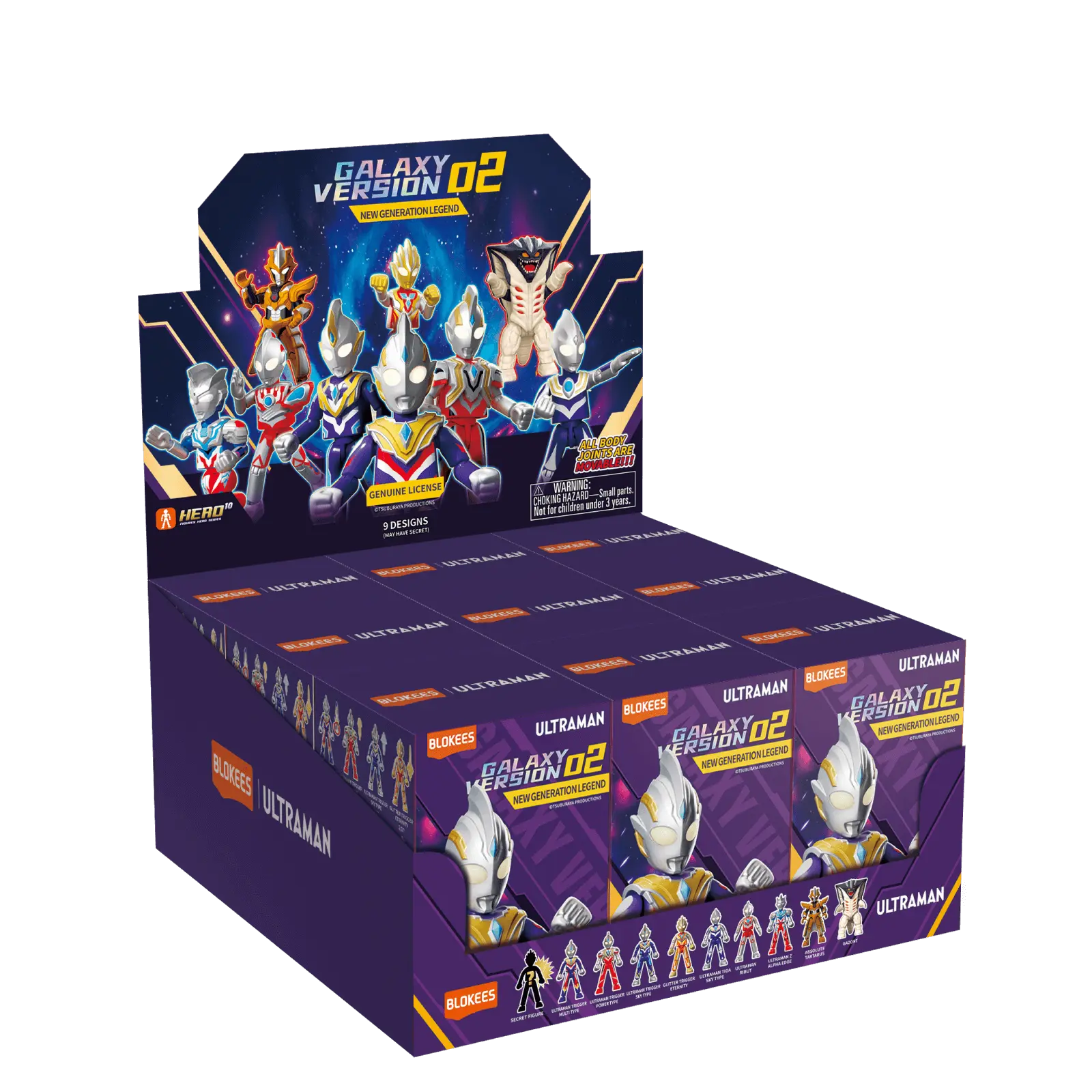 Blokees Figures Ultraman Galaxy Version 02 New Generation Legend Blokees
