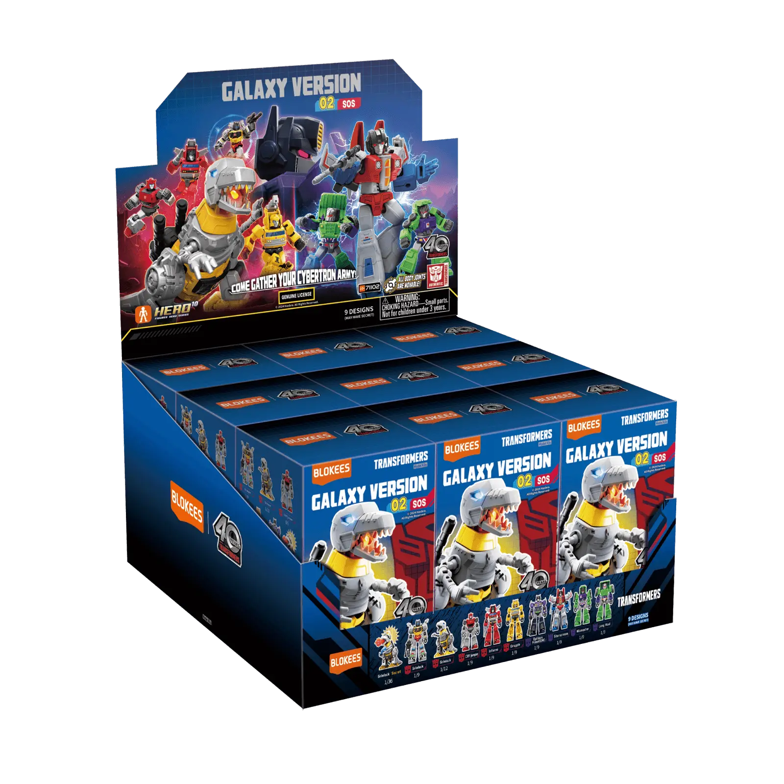 Blokees Figures Transformers  Galaxy Version 02 SOS Blokees