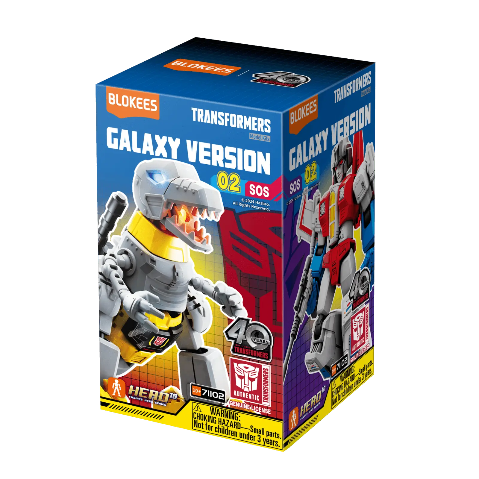 Blokees Figures Transformers  Galaxy Version 02 SOS Blokees