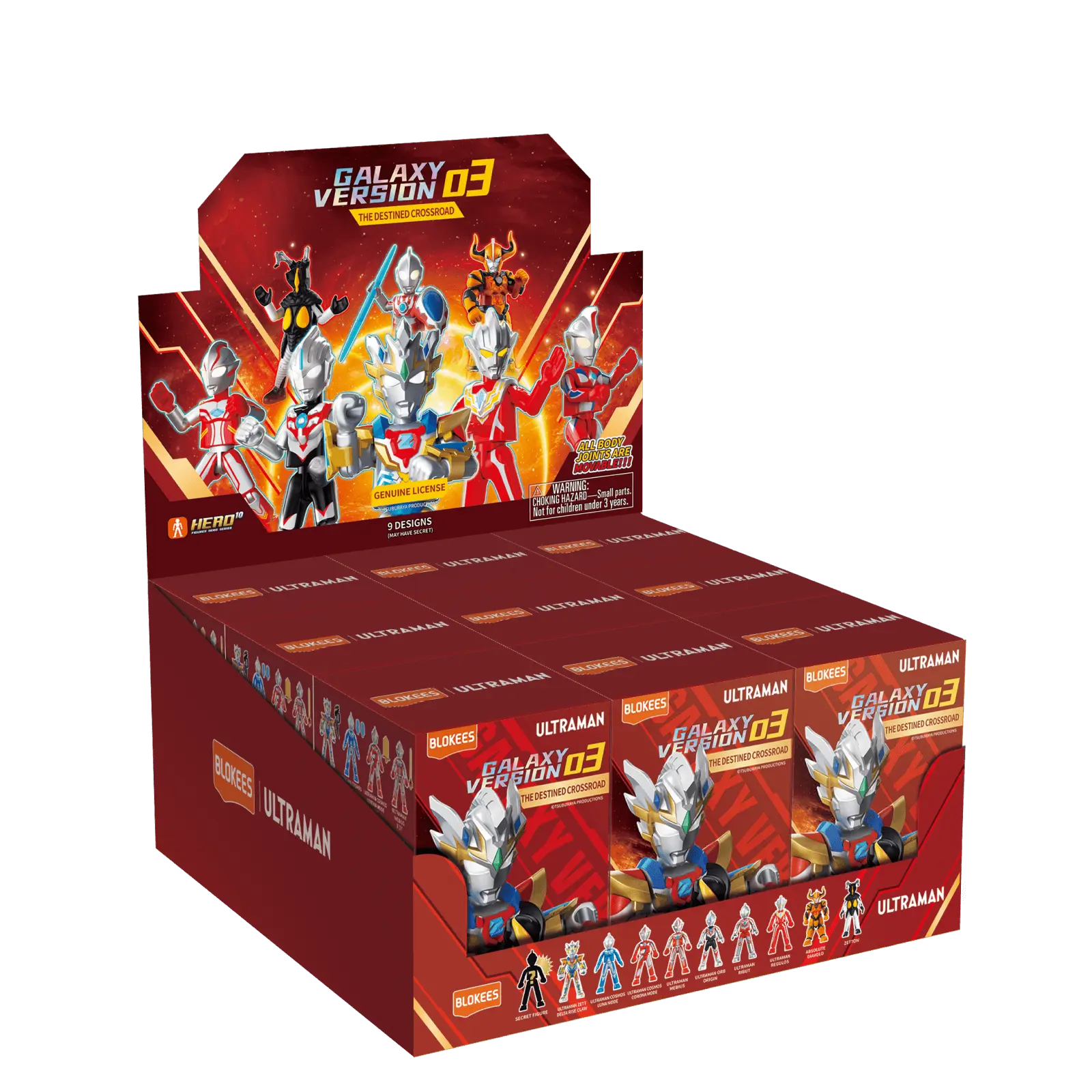 Blokees Figures Ultraman Galaxy Version 03 The Destined Crossroad Blokees