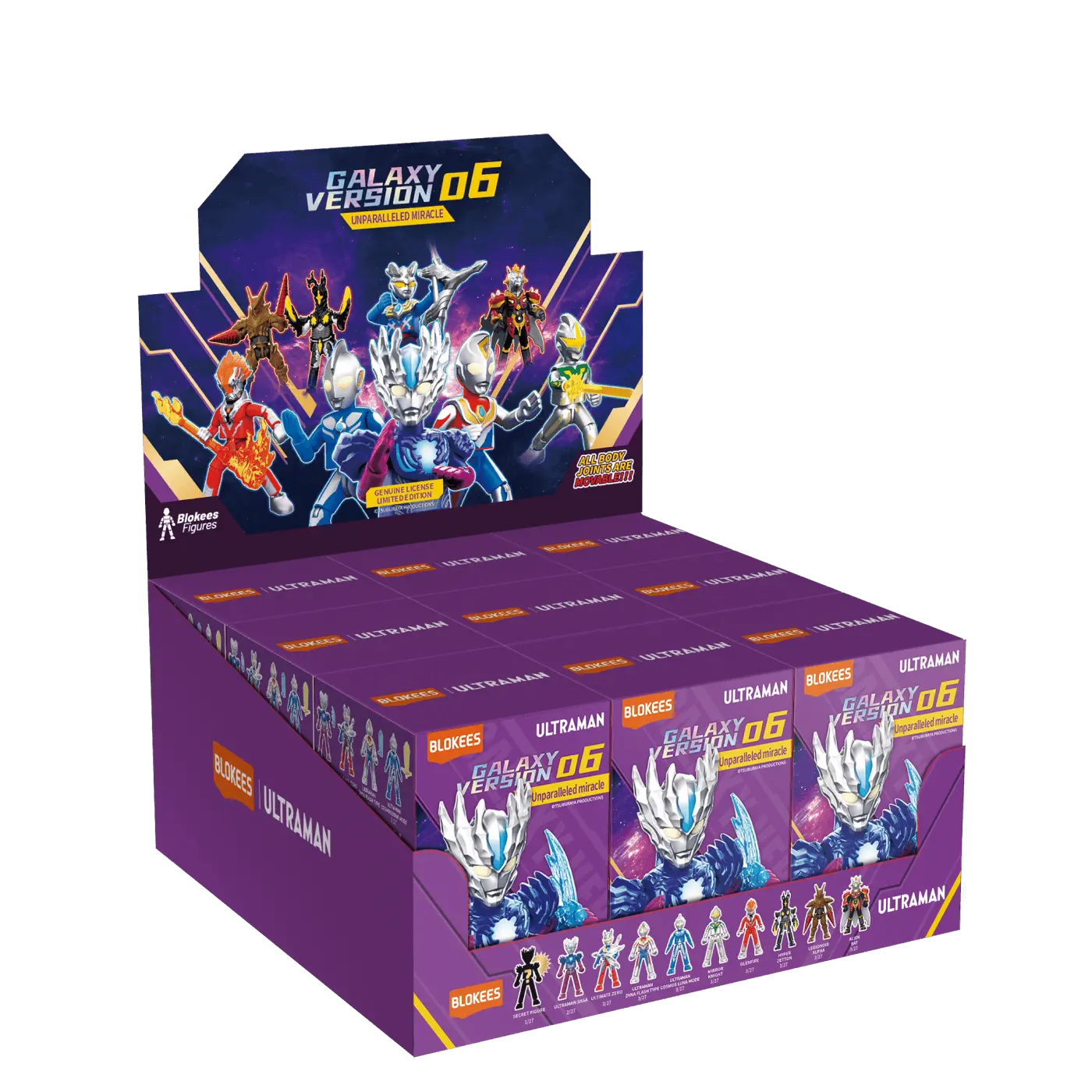 Blokees Figures Ultraman Galaxy Version 06 Unparalleled Miracle Blokees