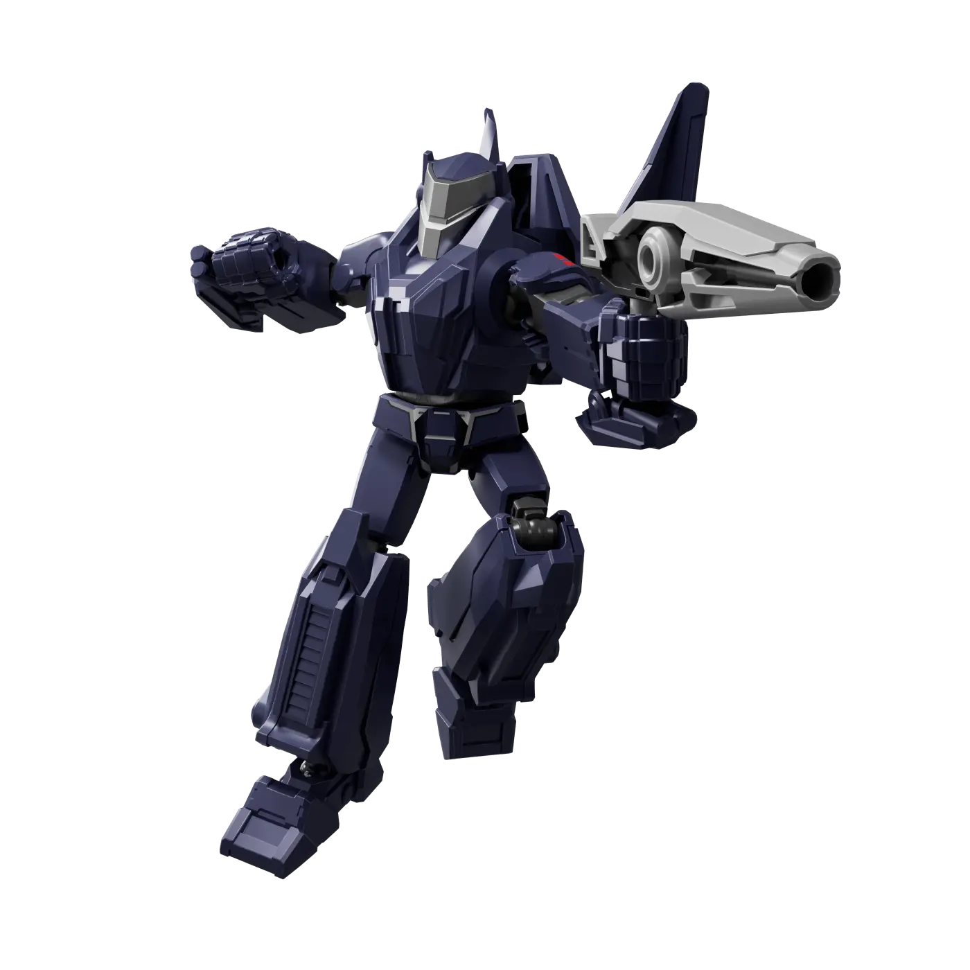 Galaxy Version Death Tracker figure posed dramatically, showcasing its fierce look and weapons.