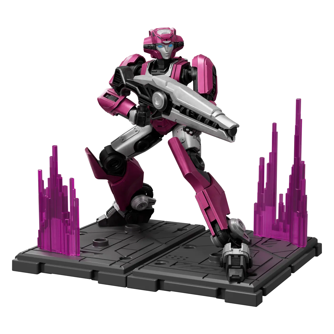 Elita One toy - a female counterpart to Optimus Prime, Arcee, Girlfriend of orion pax, shot down by autobot Starscream