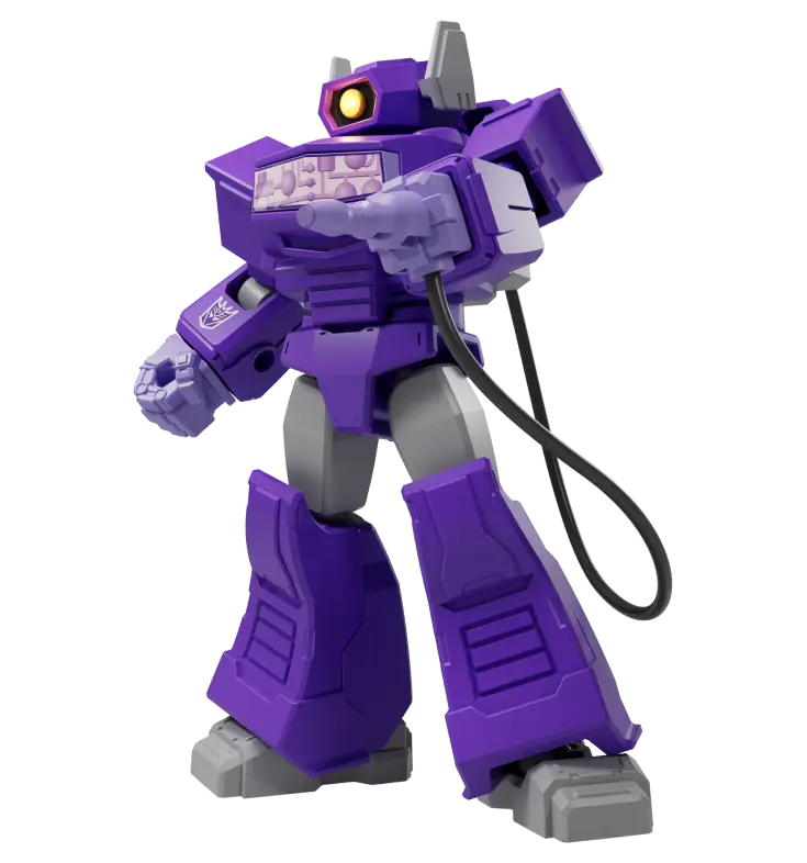 Shockwave character design highlighting intricate details in Galaxy Version 04.