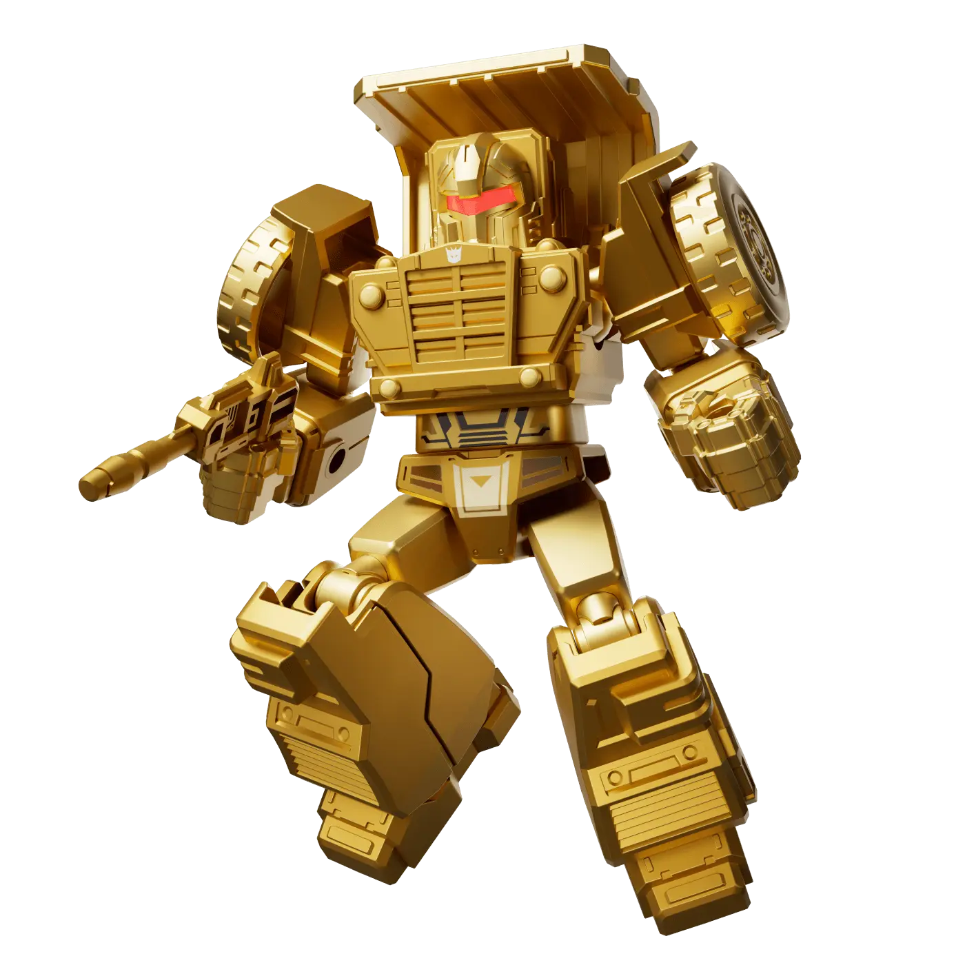 Long Haul toy Golden collectible with construction vehicle transformation