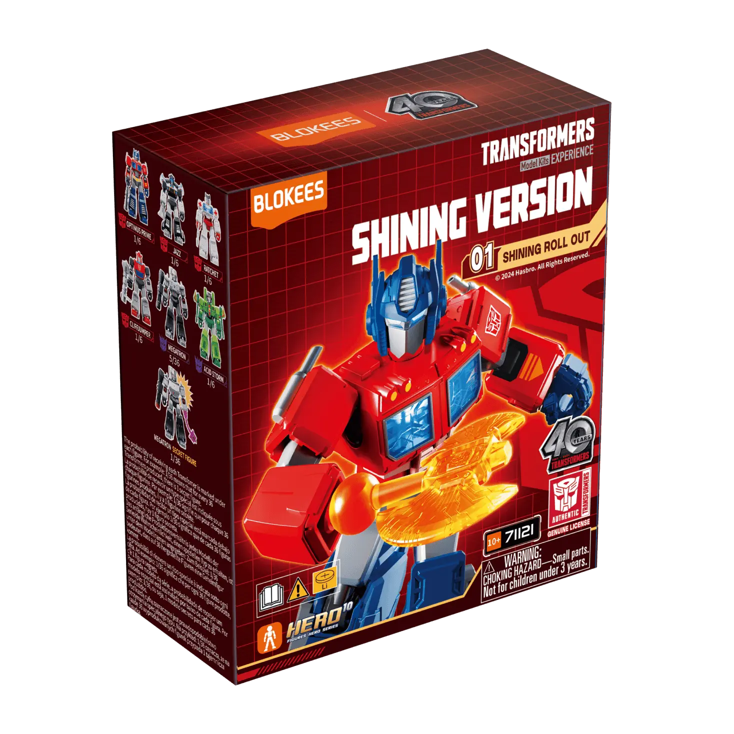 Blokees Figures Transformers Shining Version 01 Shining Roll Out Blokees