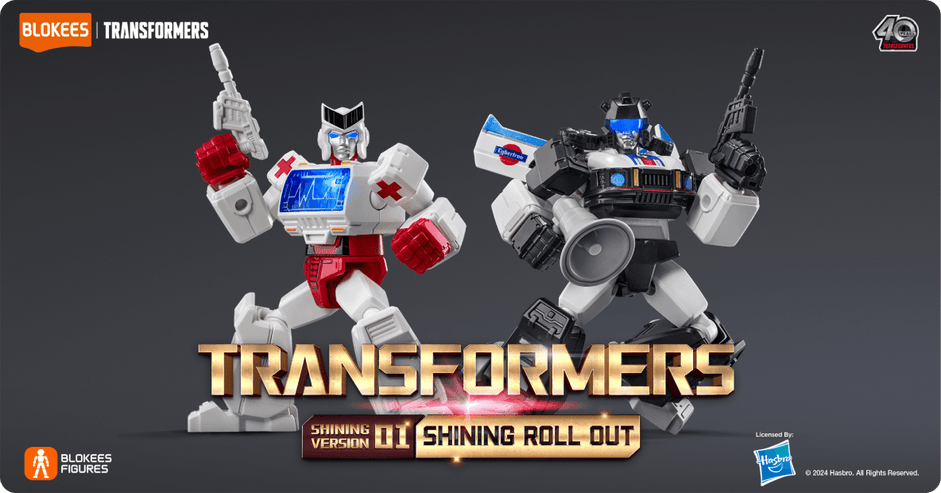 Transformers characters showcasing rich movable joints and poses together.