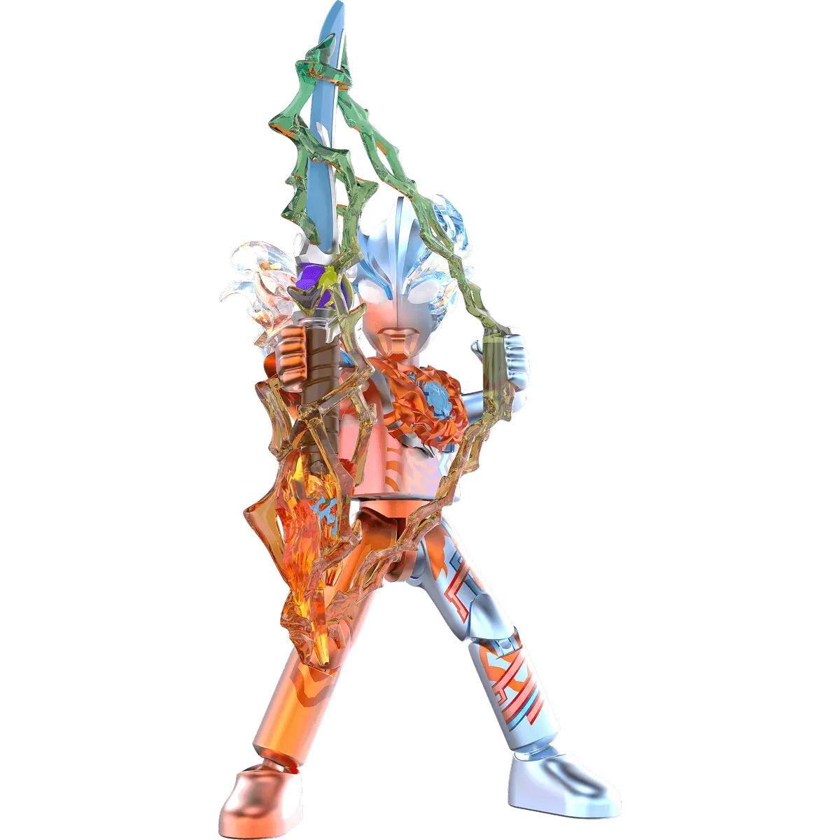 Blokees Ultraman Galaxy Version 12 Blazar's Starlight Blokees