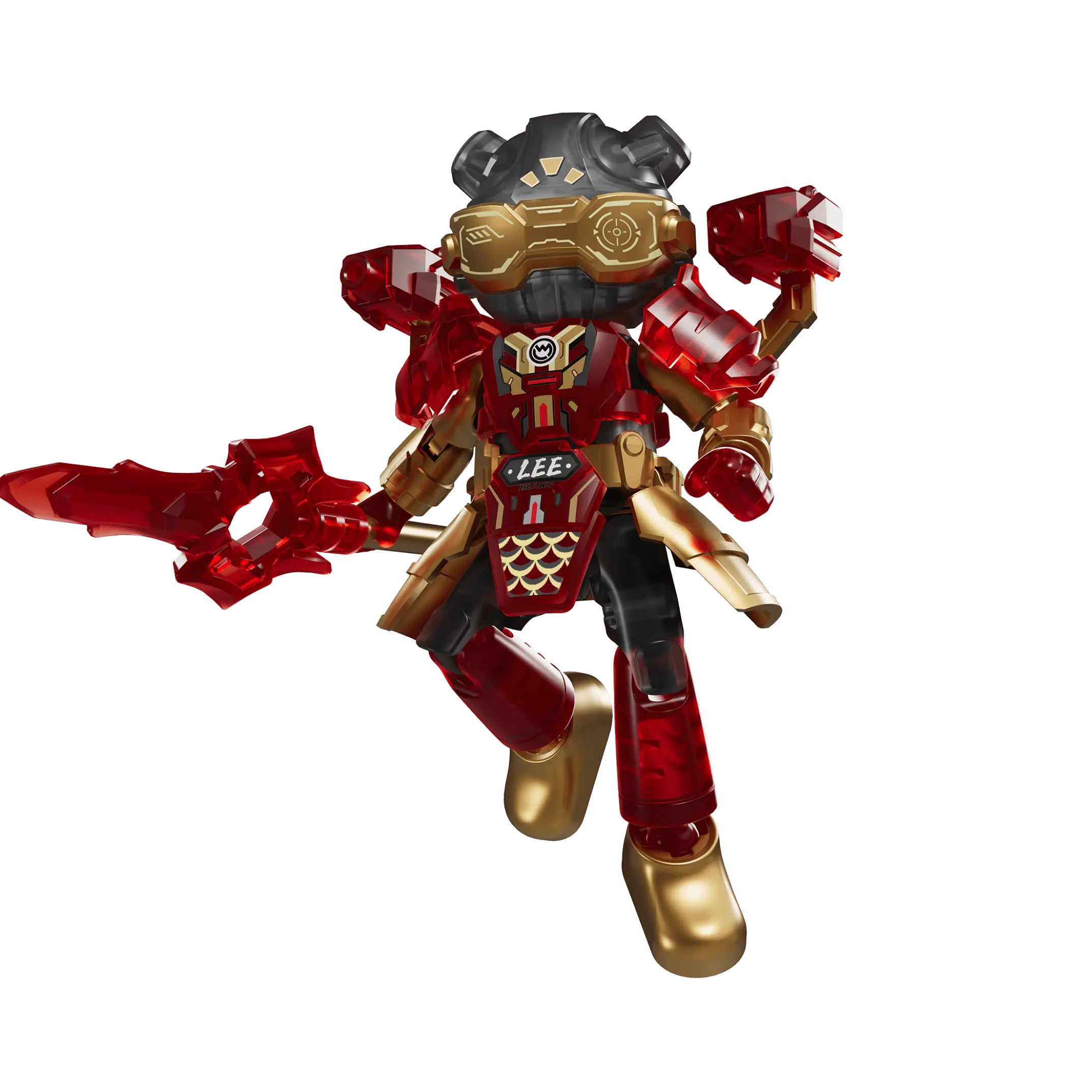 Herospire Warrior Version 02 Fearless Demon Child Blokees