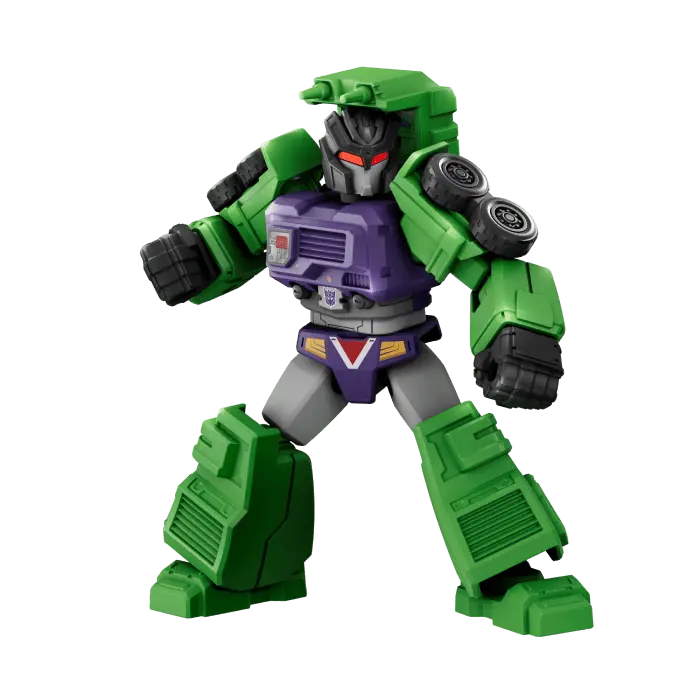 Mixmaster figure from Transformers Galaxy Version 02, featuring detailed construction and accessories.