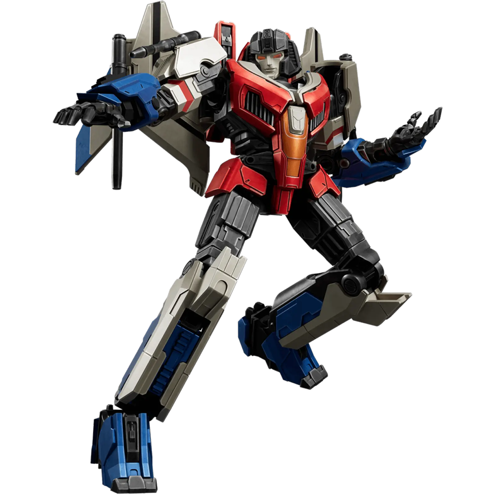 Starscream fought the Autobots. Starscream fled, pursued by Primal.  Optimus continued to attack Starscream