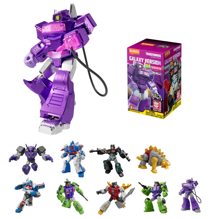 Transformers Galaxy Version 04: Fractured Space-Time character lineup.