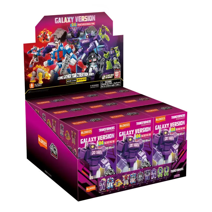 Transformers Galaxy Version : Fractured Space-Time character display