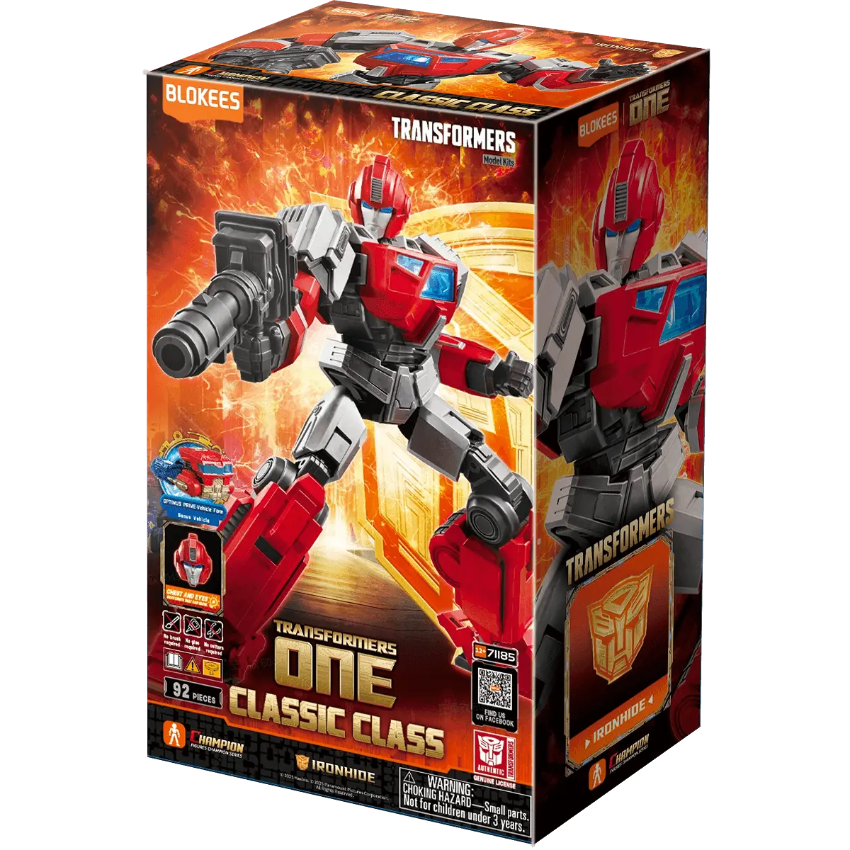 Transformers Classic Class 19 Transformers One Ironhide Blokees