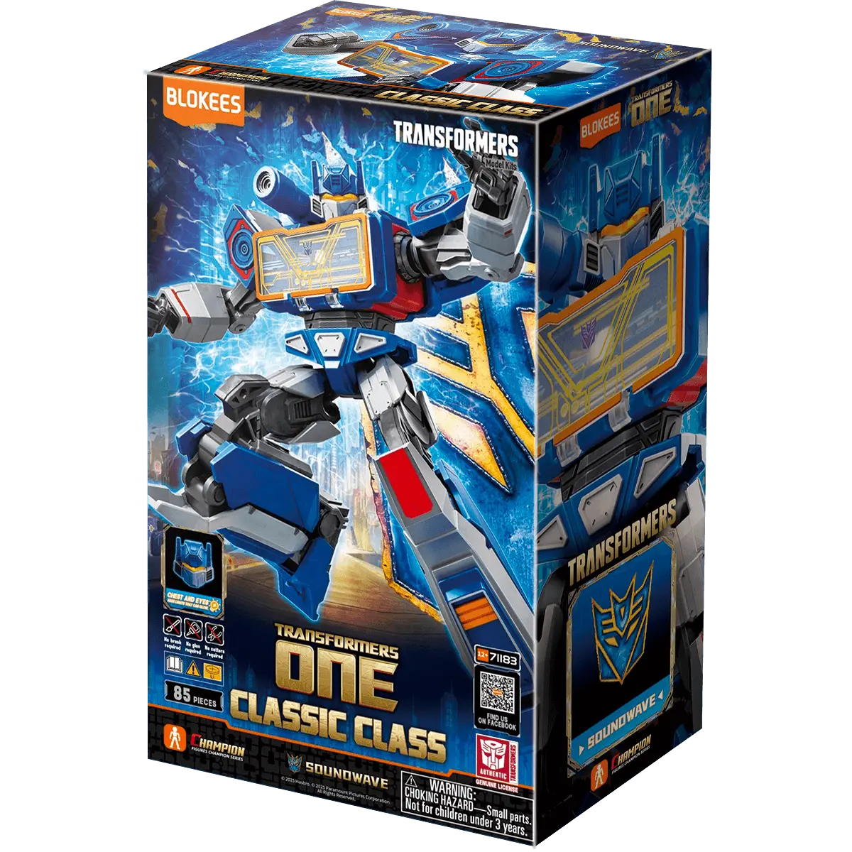 Transformers Classic Class 17 Transformers One Soundwave Blokees