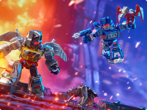 Unboxing Blokees Transformers Devastator Combiner Set Blokees