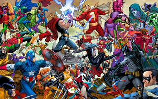 Marvel vs DC Comics Blokees