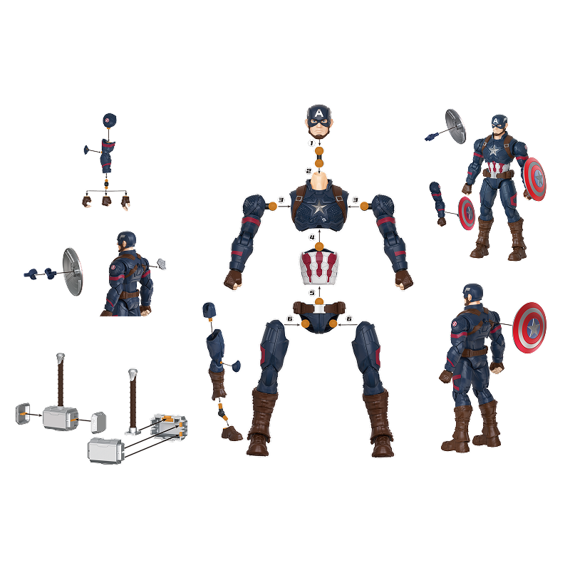 Iron Man, Thor, and Cap: The "Big Three" Collection Blokees