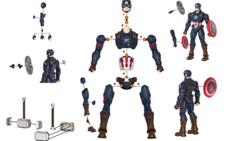 Iron Man, Thor, and Cap: The "Big Three" Collection Blokees