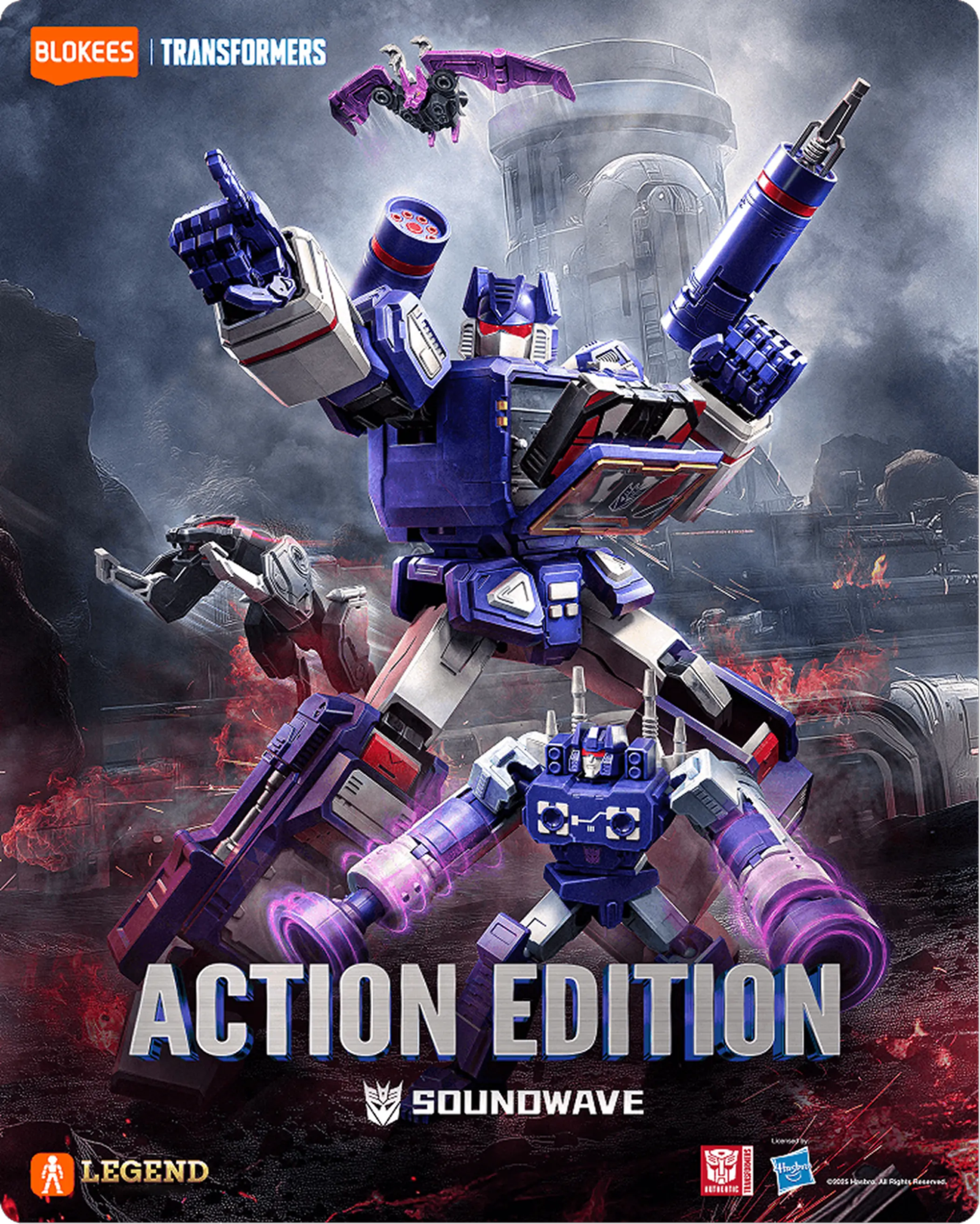 Decepticon-Tech-Cluster-Soundwave-Shockwave-Starscream Blokees