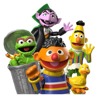 Blokees Figures Sesame Street  preCOOL Series 02 Blokees