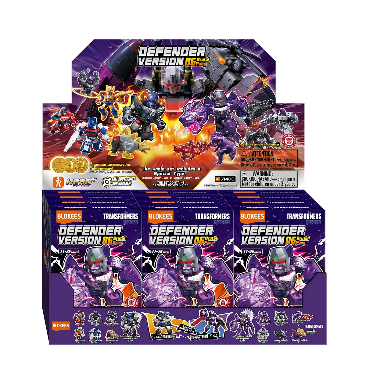Transformers Defender Version 06 Brutal Fang