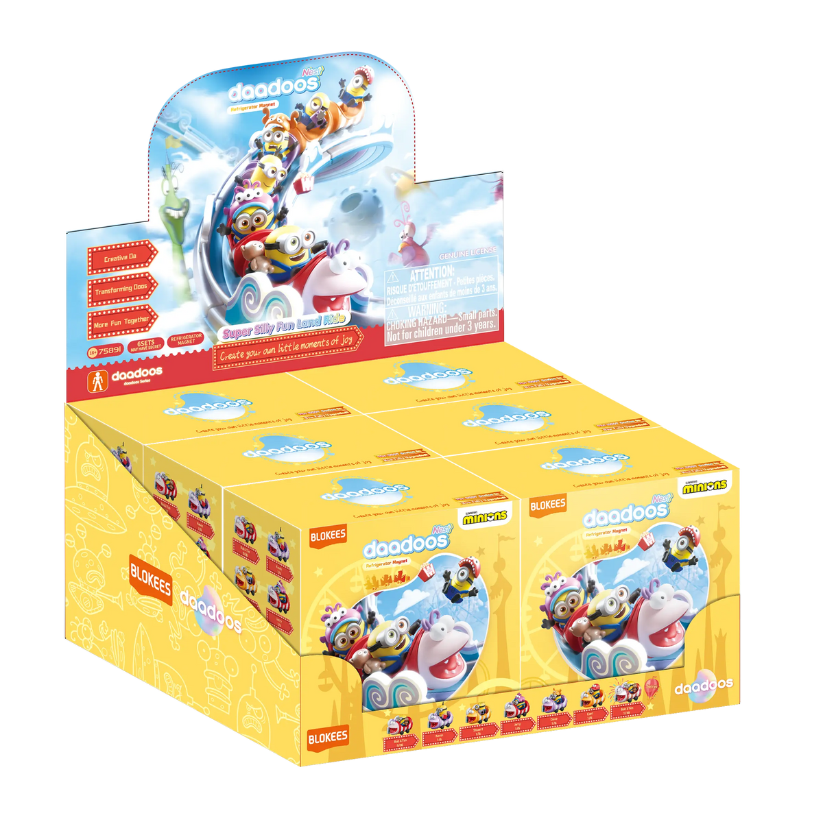 Minions daadoos Nest Series 01 Super Silly Fun Land Ride
