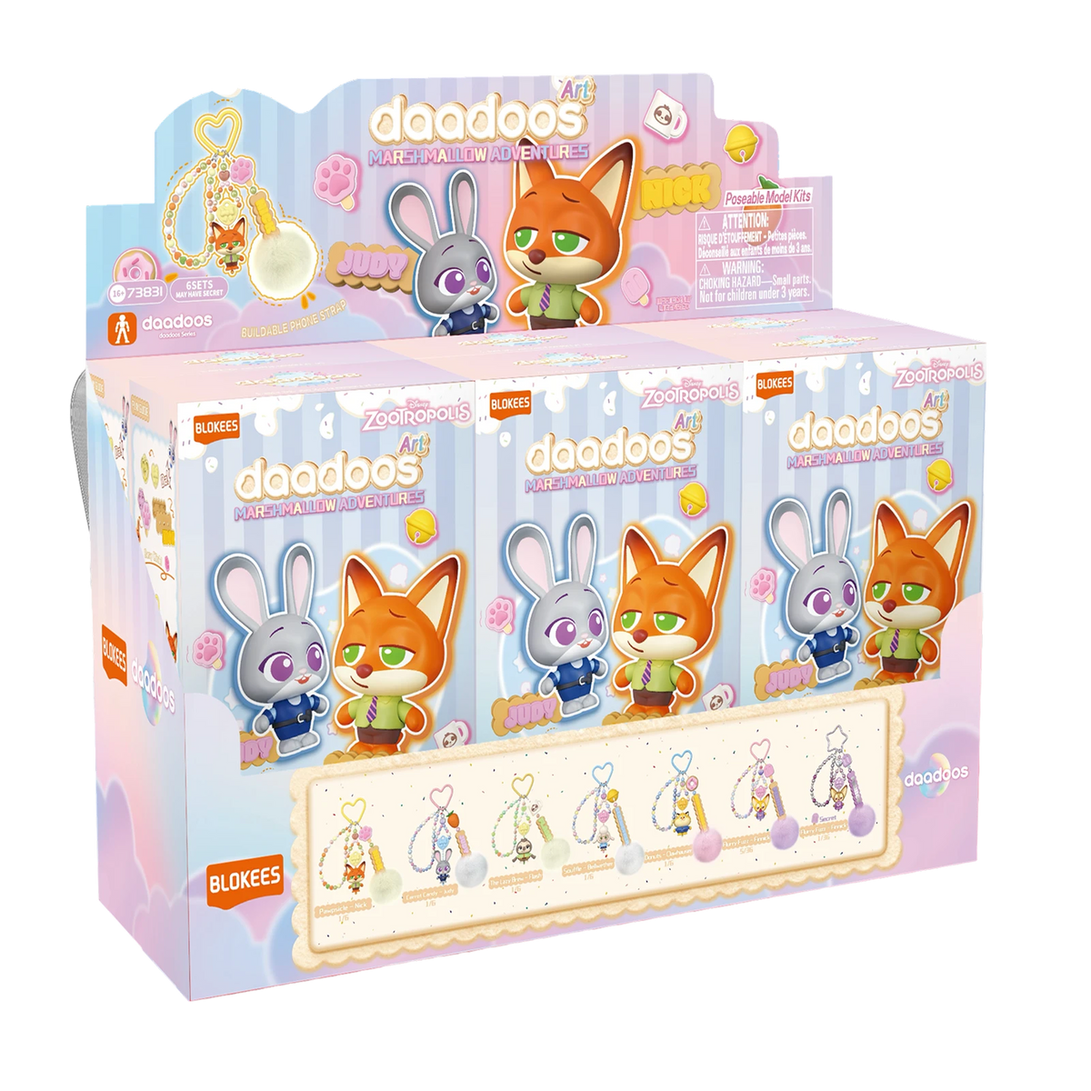 Blokees Zootopia daadoos Art Series 01 - Marshmallow Adventures
