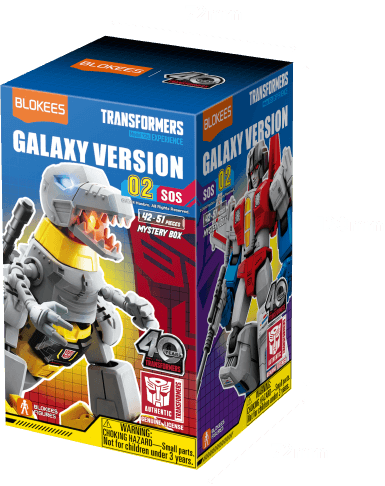 Blokees Transformers Galaxy SOS Single Box Packaging